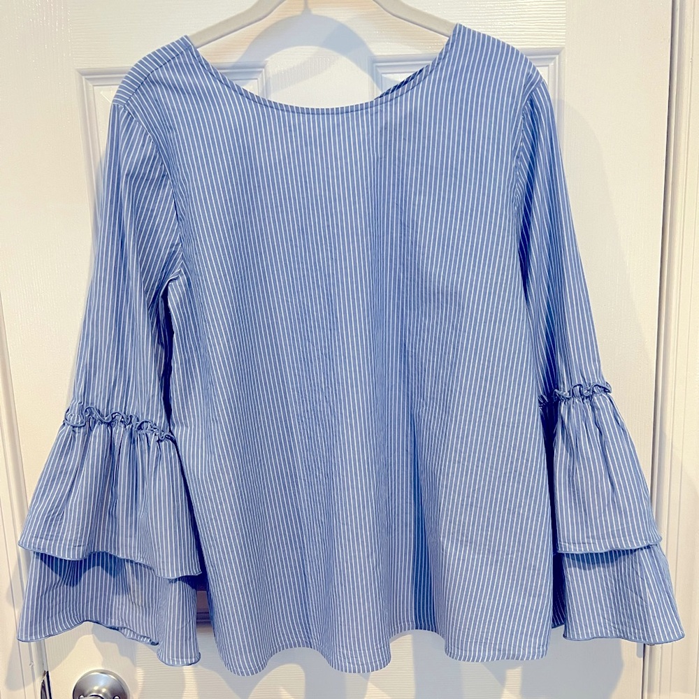 Loft Bell Sleeve Blouse